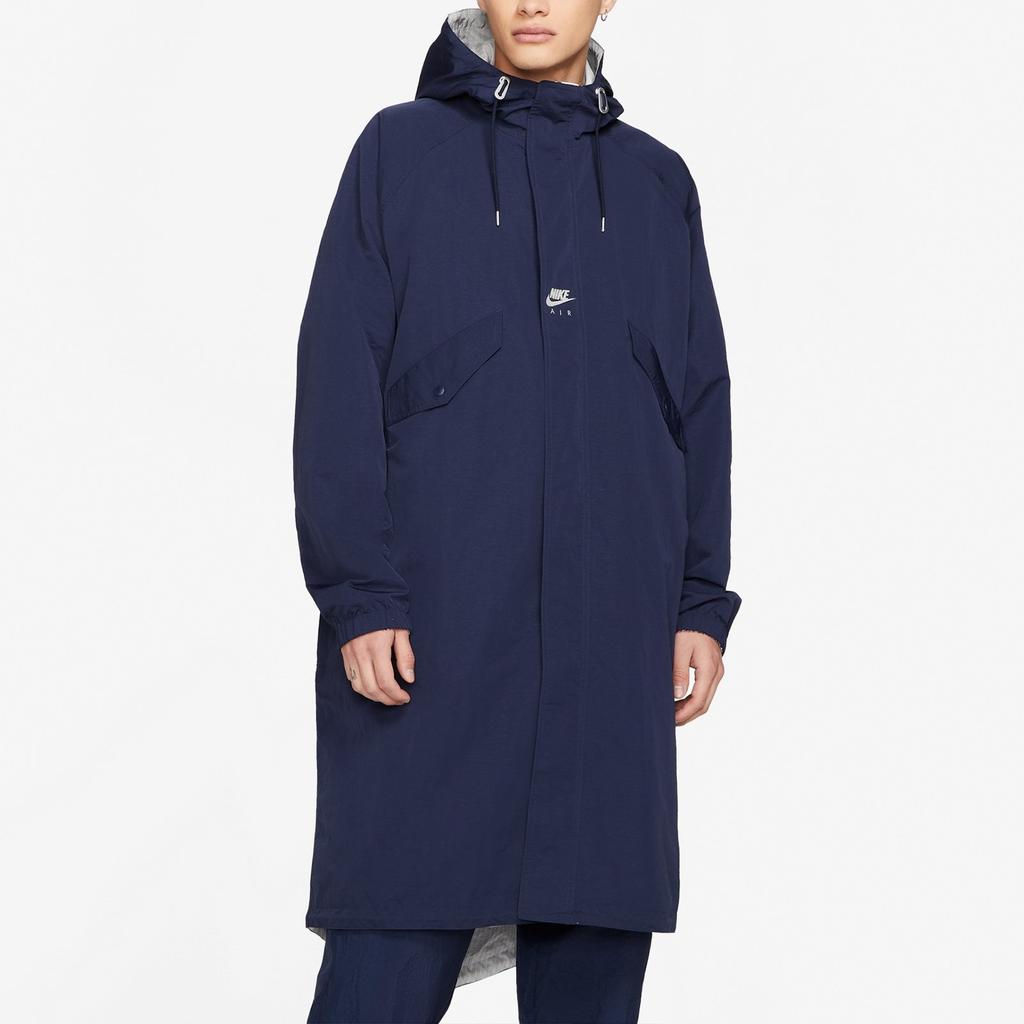 Nike Air x Kim Jones Double-Sided Mid-Length Hooded Jacket Unisex Blue/White DC9983-451
