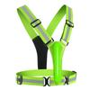 Led Reflective Running Vest Light with   Strap High Visibility Up to 300m Elastic Fabric for Adults Kids