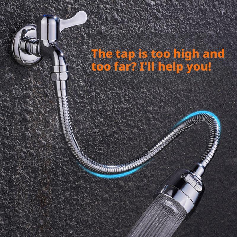Supercharged Household Filtration Universal Faucet Nozzle Artifact Lengthening Extender Shower Water Saver Anti-splashing Water