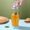 350ml/500ml/700ml/1000ml Plastic Cocktail Shaker Martini Hand Shaker Cup with Scales Milk Tea Wine Drink Shaker Mixer Bar Tools