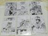 [USED] Magic Knight Rayearth Animate Bonus B6 Size Monochrome Replica Card