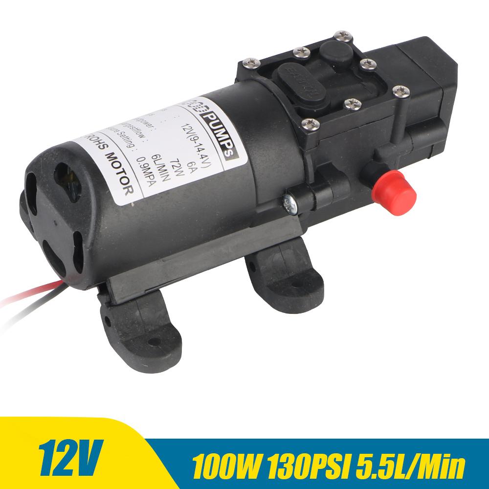 5.5L/min Diaphragm Water Spray Electric Water Pump DP-537 Durable Micro High Pressure 12V 220V Agricultural 130PSI