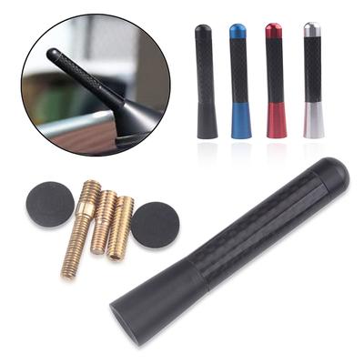 Car Roof Antenna Carbon Fiber 8cm Short Stubby Mast Antenna For VW Polo Passat B5 B6 B7 B8 CC GOLF Vento Arteon