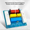 2-Way Sound Crossover Filter MKP Capacitors Frequency Divider WEAH-245 400W High Bass For Enhancing Sound