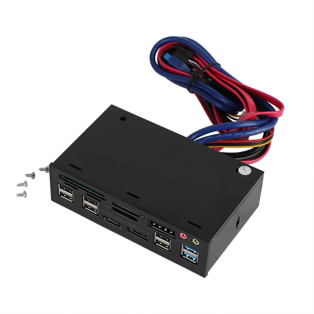 5,25" USB 3.0 SATA eSATA PC Frontpanel Medien-Dashboard Interner Kartenleser