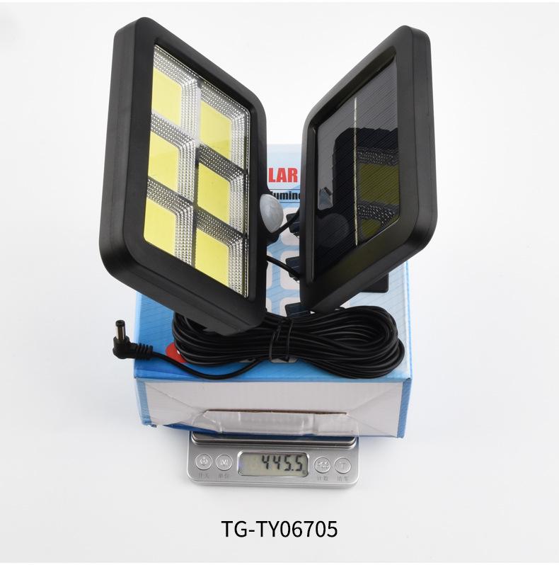Solar-Powered Waterproof Motion Sensor Outdoor Wall & Garage Light