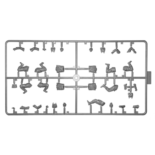 ICM 1/35 WWII German Mortar GrW 34 with Crew, Plastic Model Kit 35715
