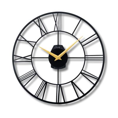 Metallic Wall Clock for Home, Office, Living Room, Bedroom, Kids Room and Kitchen | Big Size Stylish Latest Home Decor | (Battery Included)
