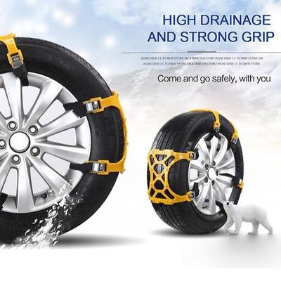 3Pcs / 6Pcs Car Tire Snow Chain Auto Truck Adjustable Winter Mud Anti Slip Anti-Skid Safty Emergency Security Tyre Wheel Chain Belt