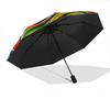 1pc Swirls Abstract Automatic Open/Close Umbrella, Portable Folding Umbrella, Compact Travel Umbrella for041