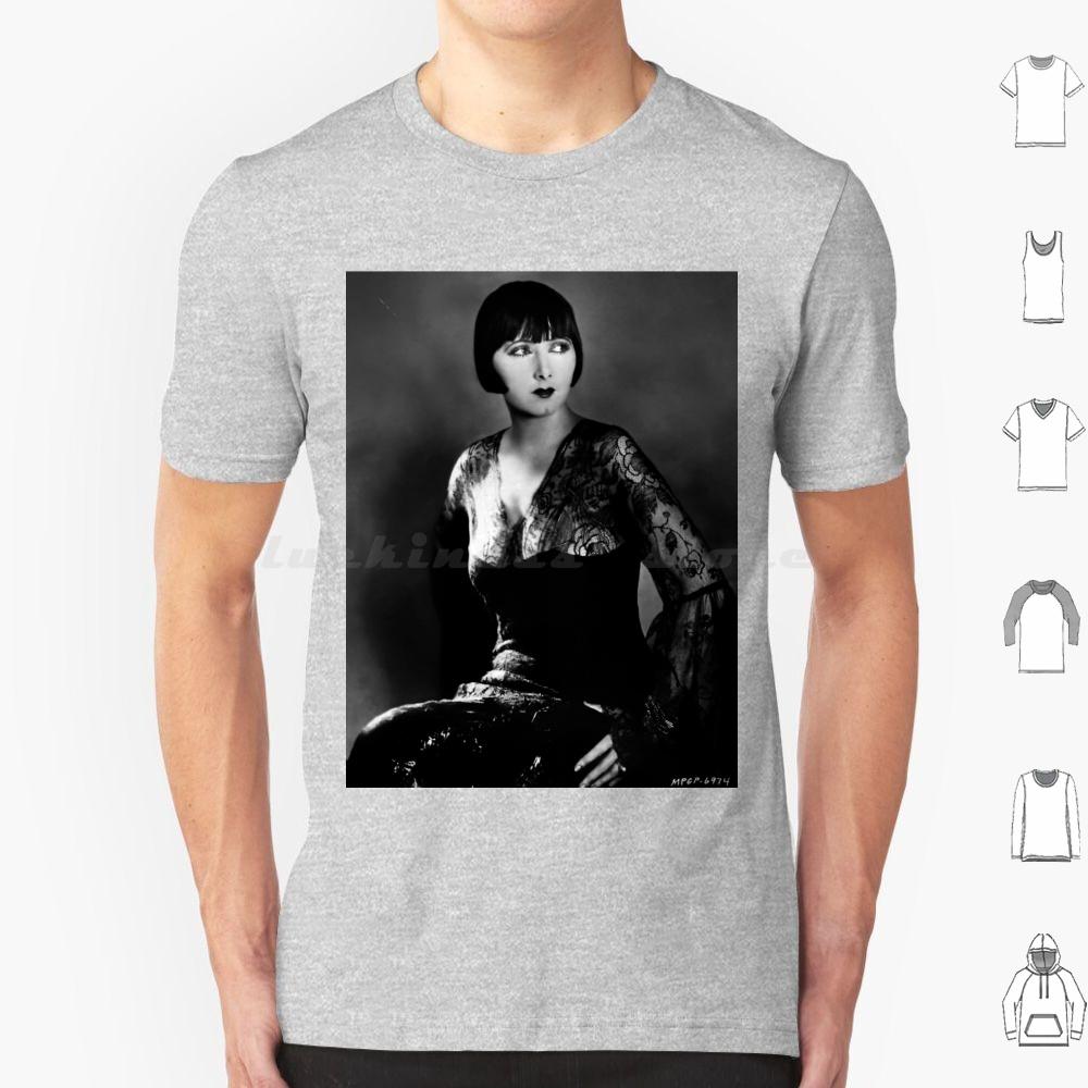 Mae Busch In 1925 T Shirt Cotton Men Women DIY Print Mae Busch Vamp Silent Film 1920s Flapper Old Hollywood Silent Movie Bobbed
