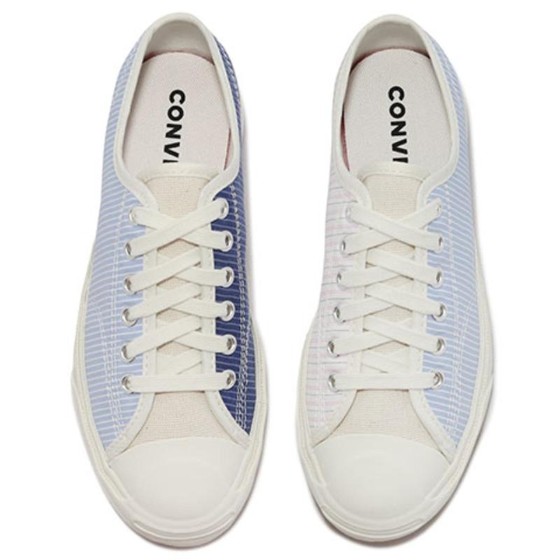 Converse Jack Purcell Renew Upcycle Classic Casual Low-Top Espadrilles Unisex Blue and White