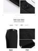 Men's Slim-Fit Business Suit Pants, Fleece-Lined Straight-Leg for Middle-Aged & Elderly, Autumn 2024 Collection.