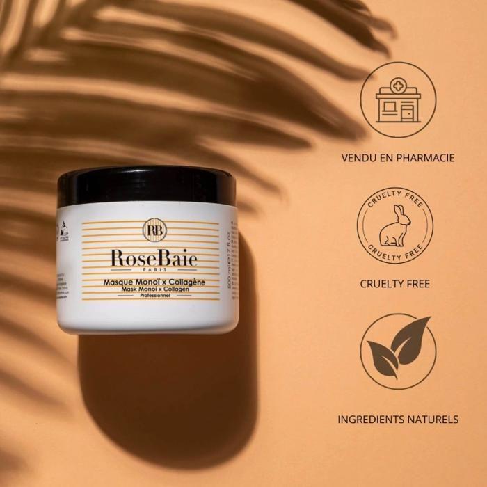 Rosebaie Masque Monoï X Collagène 500ml