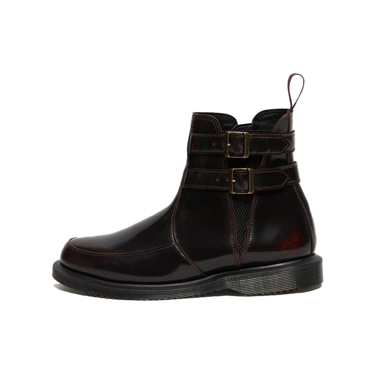 Dr. Martens Flora Comfortable Versatile Short Chelsea Boots Women boots Black Brown 25964600 42