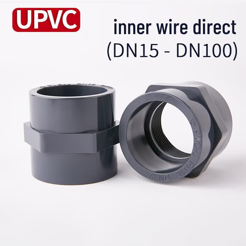 Mingzhiao UPVC Female Threaded Straight Connector DN15