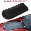 Black Motorcycle PU Leather Rear Fender Bib Leather Solo Seat for Harley Springer Softail Heritage Classic FLSTC EFI FLSTCI 2006-2017