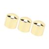 3 Pcs Electric Guitar Knob Exquisite Appearance Sturdy Metal Universal Guitar Potentiometer Replacement Knob