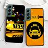 NYC Yellow Taxi Cabs Phone Case For Samsung S25 Edge S24 FE Galaxy S22 Ultra S21 Plus S20 S23 S10 Plus Cover Silicone Soft Coque