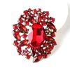 Workmanship Trendy Novelty Personality Faux Crystal Women Accessories Supplies Brooch