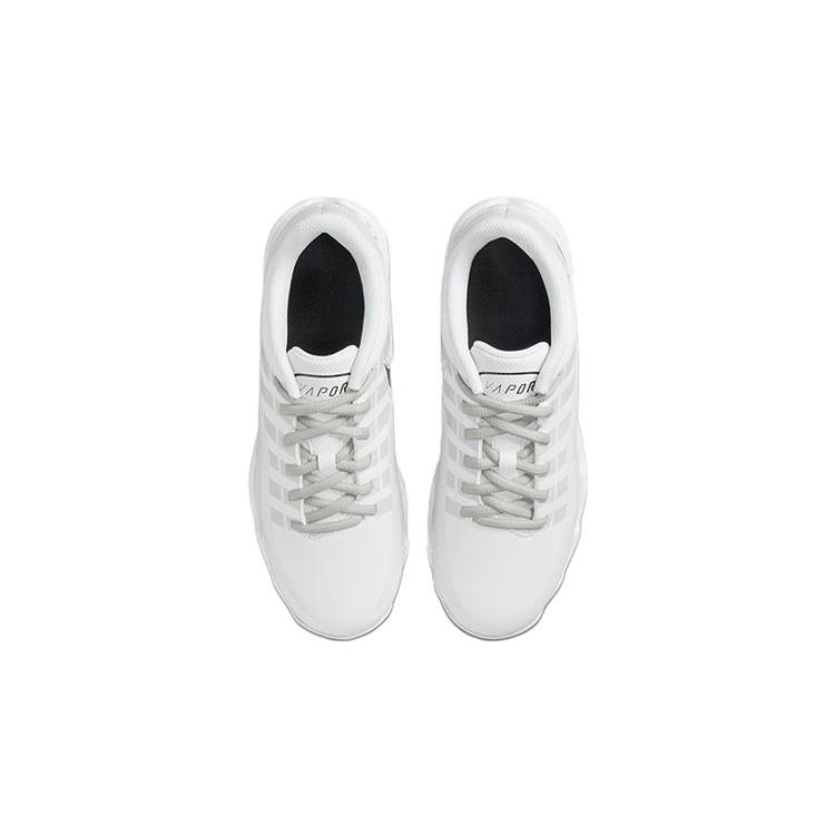 Nike Vapor Edge Shark Slip Resistant Cushioning Wear Resistant Low Top Soccer Shoes White Kids'