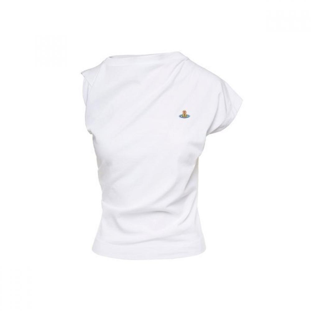 

Футболка Vivienne WesTwood 25ss Orb Logo Drape 1504000a J001m A401 XS