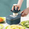 Multifunctional Vegetable Cutter Household Kitchen Shredder Drain Basket With Brush Potato Slicer Grater Shredder