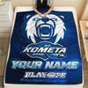 1 Stück Personalisierte Decke HC Kometa Brno Gemustert Flanell Geeignet für Alle Jahreszeiten für Heimdekoration Wärme und Komfort Geschenke Feiertagsgeschenk -HE66