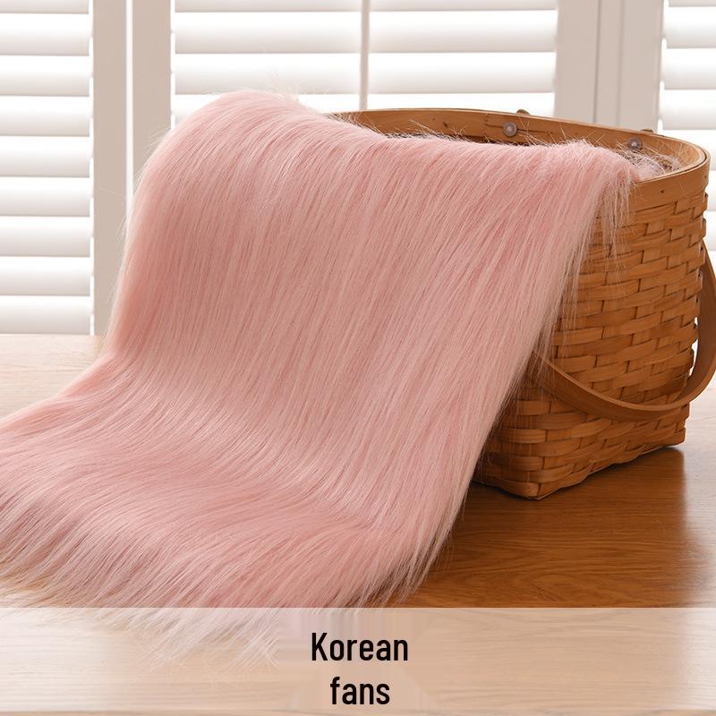 

Тканина штучного хутра з довгим ворсом 12 см для косплею та іграшок фурсьюту 50x50cm