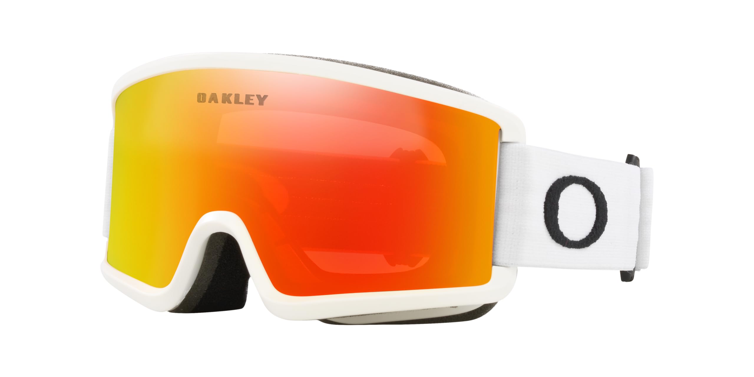 

Oakley Ridge Line S Matte Iridium Free Size Goggles, White/Fire Lens,