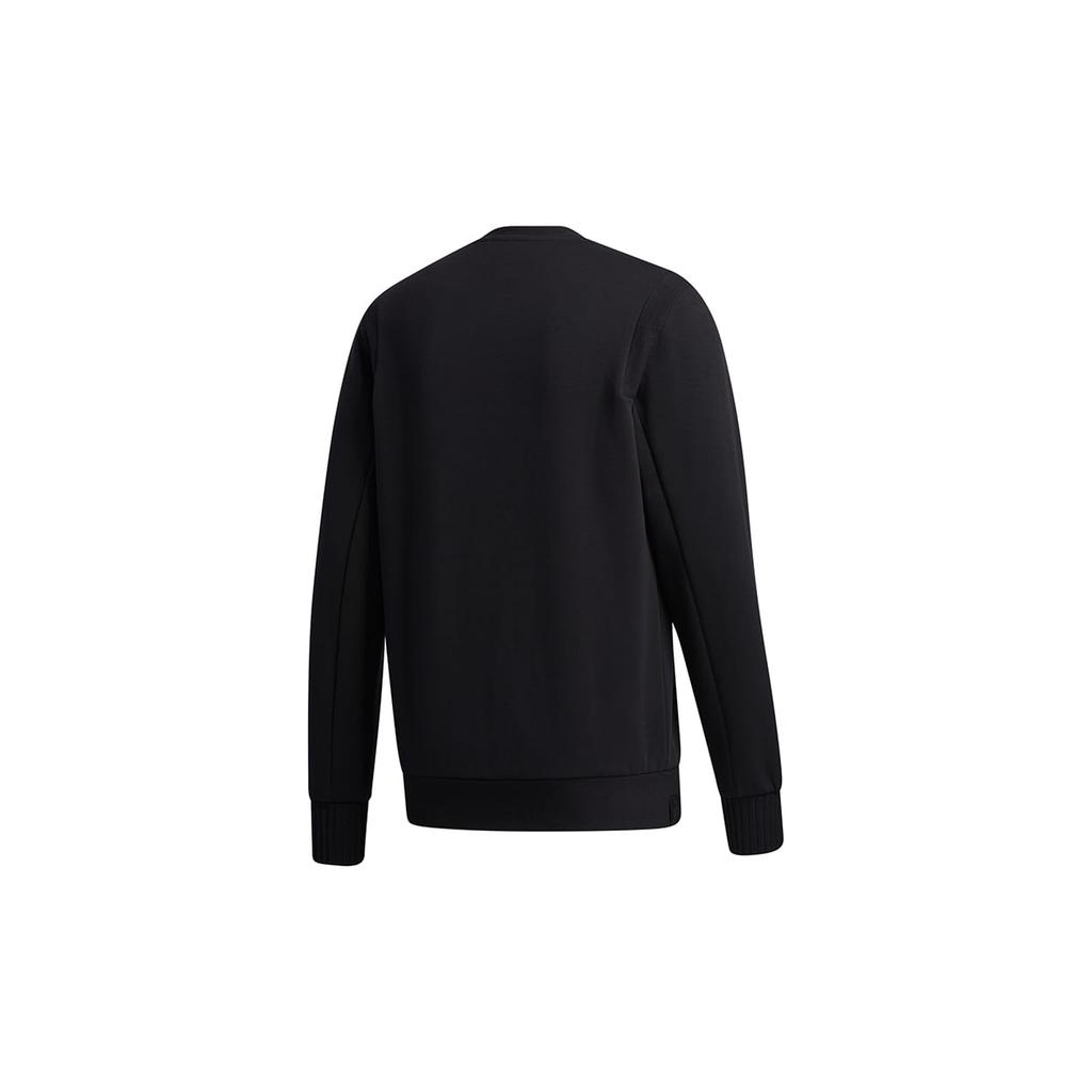 adidas Sweatshirts Men's Black Crew Neck Moderate Regular GF4040