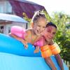 Pvc Inflatable Toys Swimming Floating Sleeve for Kid Adult Thick Double Airbags Fluorescent Inflatable Arm Ring Summer Water Toy