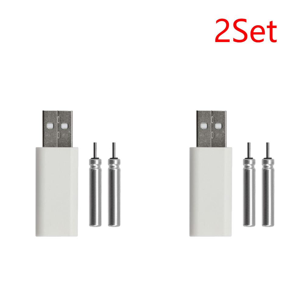 1-5 Set Night Fishing Glow Stick with USB Charger CR425 Rechargeable Night Fishing Float Electronic Float Fishing Accessories