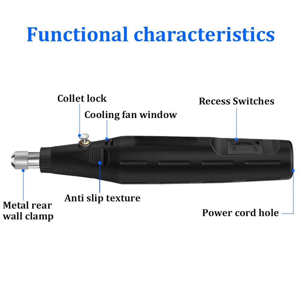 Mini Electric Drill Sharpener Portable Electric Polishing Machine Jade Polishing Machine Household Small Grinder