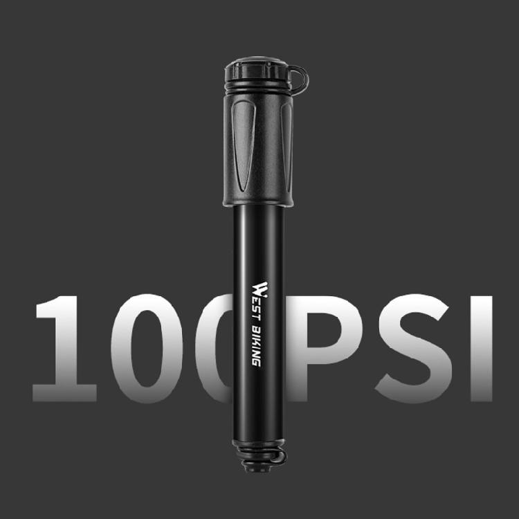 Mini Bike Pump 100PSI Portable Bike Hand Pump Compact-size Mini Bike Tire Pump