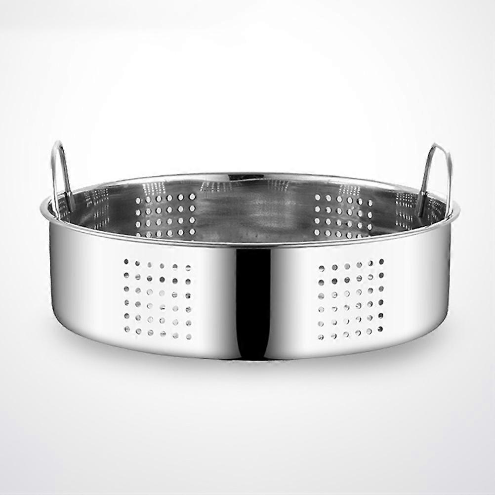 Bun Steamer For Home Practical Handles Design Stainless Steel Thicken Grid 1Pcs