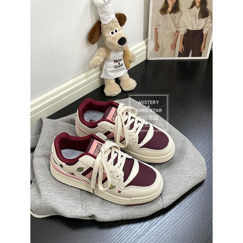 New little white shoes women's versatile platform casual board shoes sports shoes 1384