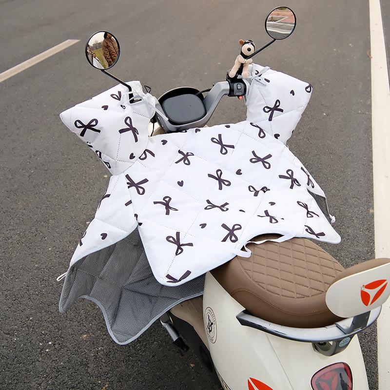 All-Season Electric Vehicle Windshield Cover: Universal Sun & Rain Protection, Waterproof, Thickened for Winter, Ideal for Motorcycles