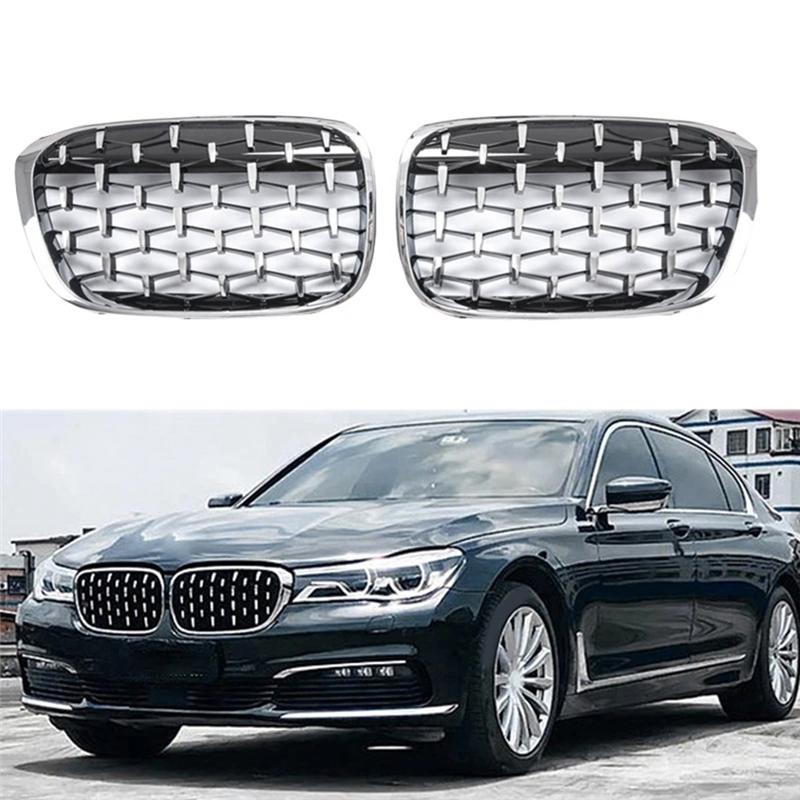 Diamond Car Front Bumper Kidney Grille Racing Grills for BMW 7 Series G11 G12 730li 740li 2016-