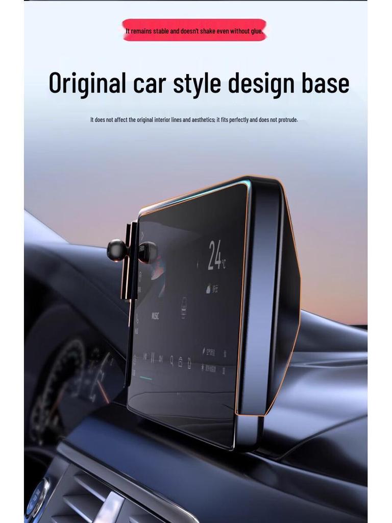 ZhiCheng Wireless Charging Phone Holder for Mercedes-Benz C-Class/GLC