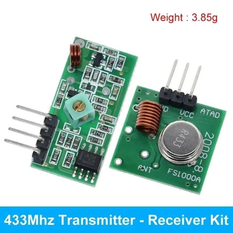 Chytrá elektronika 433MHz RF vysílač a přijímač Modulová sada pro arduino/ARM/MCU WL diy 315MHZ/433MHZ bezdrátový