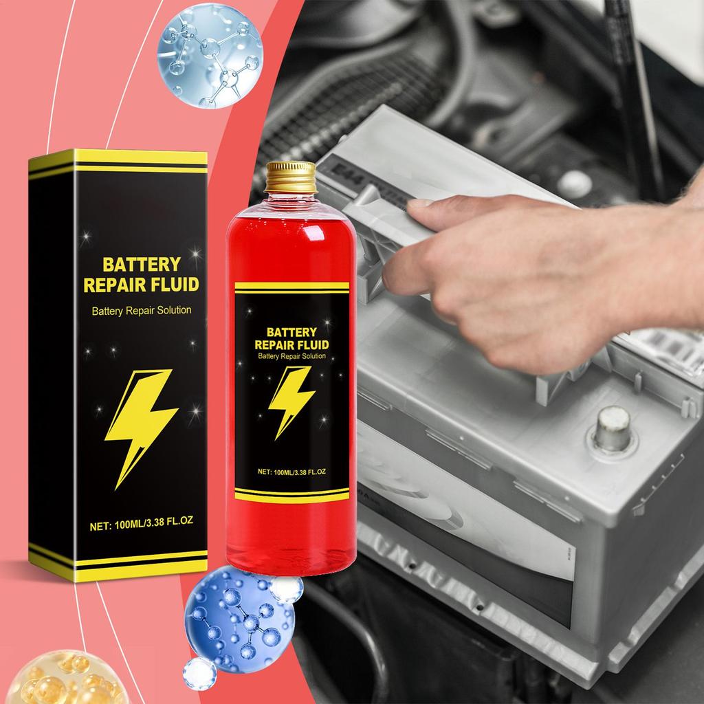 1pc Battery Repair Fluid For Car Safe Repair Fluid Battery Restore Liquid Efficient Repair Extends Battery Life For Golf Cart
