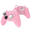 PlayVital Silikonskydd för Xbox Series Sakura Katt Design Greppskydd Tumme Stick Kåpor Dekaler Mjukt Gummifodral för Xbox Trådlösa Handkontroller X/S