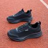 Autumn and winter new shoes platform sneakers lightweight and comfortable shock-absorbing running shoes black casual travel shoes