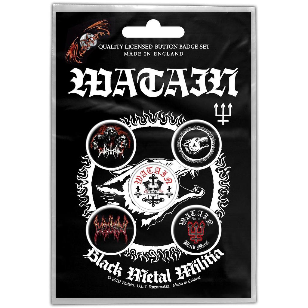 Watain Black Metal Militia Pin (Pack of 5)