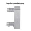 40x40mm Water Cooling Aluminum Block for CPU Radiator Liquid Water Heatsink Cooler Ef