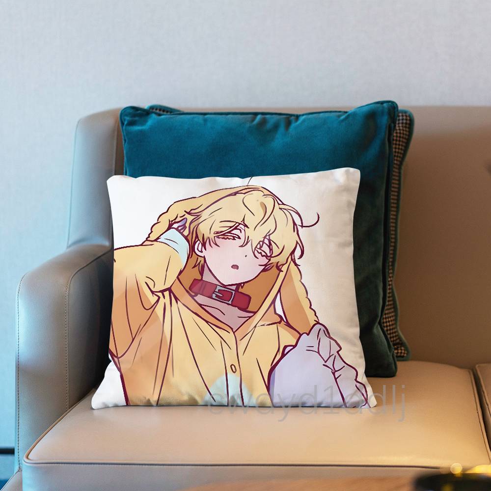 AAlien Stage Luka Pillow Case Short Plush Sofa Decorative Gift Home Doublesided Printing Cushio
