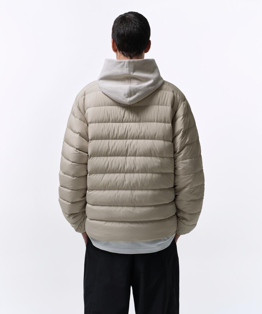 Musinsa Standard [City Leisure] High-Neck Light Down Jacket [Dusty Beige]