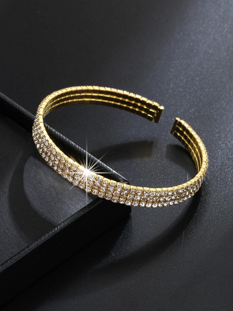 Fashionable New Simple Women's Bracelet with Exquisite Multi-row Bracelets