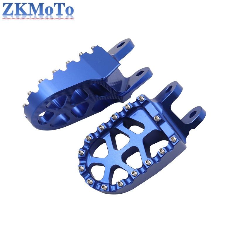 Motorcycle CNC Footrest Footpeg Foot Pegs Pedal For KAWASAKI KLX250R KLX250 KLX250S KLX250SF KLX300R KLX650 KLX650R KLR650 Parts